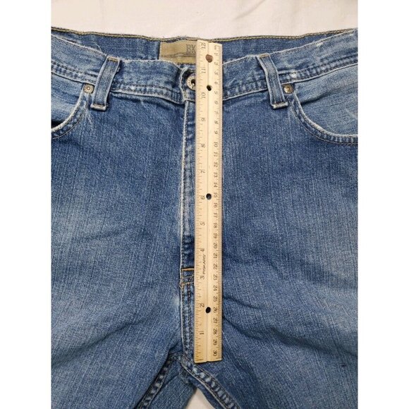 BKE 67 San Antonio Jeans Men's Size 36x32 Y2K Baggy Wide Leg Distressed KBK3032L - Picture 6 of 16